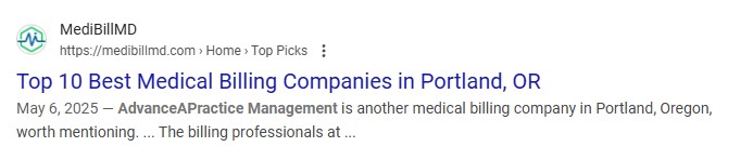 AdvanceAPractice case-study style image showing healthcare operations review